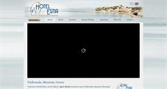 Desktop Screenshot of hotelestia.com
